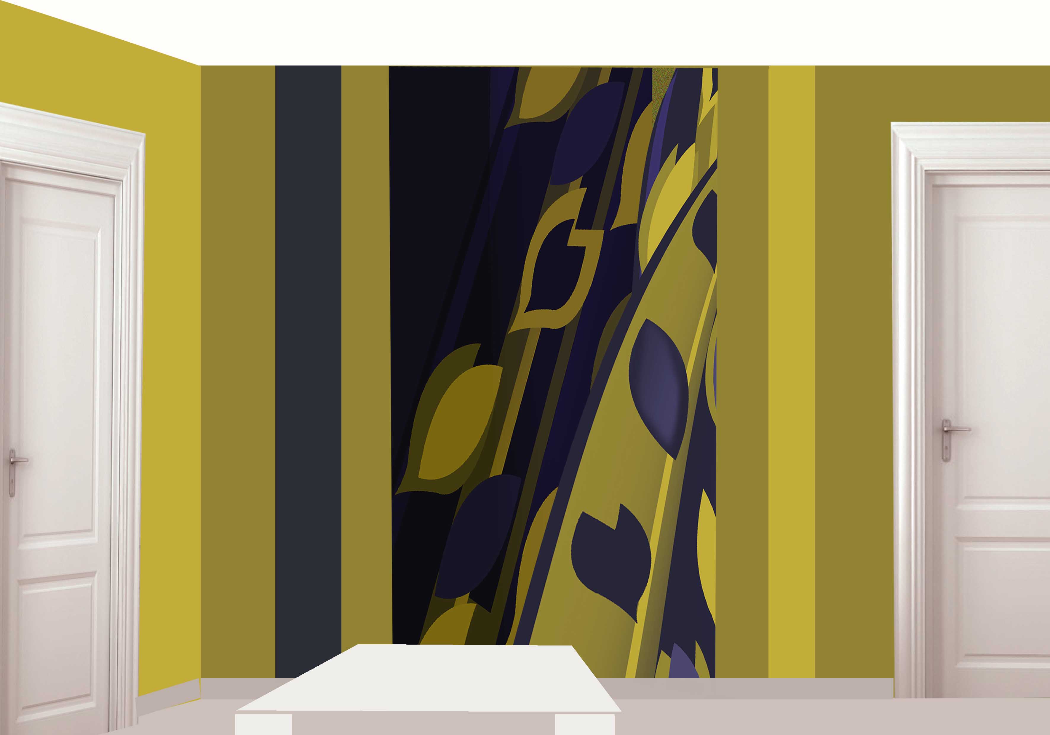 DESIGNER d'intérieur-ARTISAN DECORATEUR-Artisan peintre decorateur angers-spécialiste des papiers peints-DECORS CREES par marqueterie avec les PAPIERS PEINTS angers- ANGERS RENOVATION d'intérieur et CREATIONS MURALES en ANJOU-ANGERS (49)- ile de ré (17 )